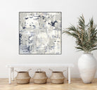 Crisscross by PI Studio on GIANT ART - blue abstract