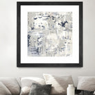 Crisscross by PI Studio on GIANT ART - blue abstract