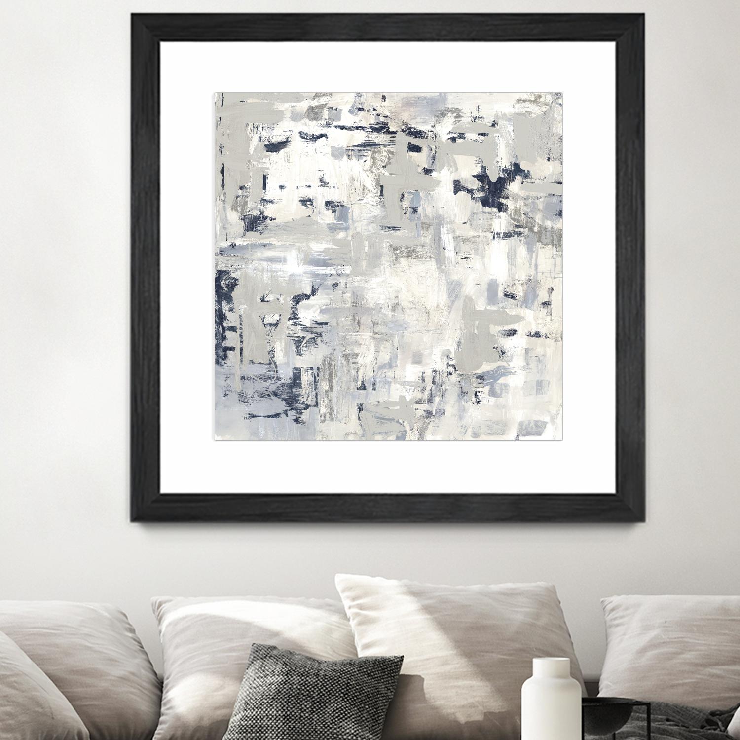 Crisscross by PI Studio on GIANT ART - blue abstract