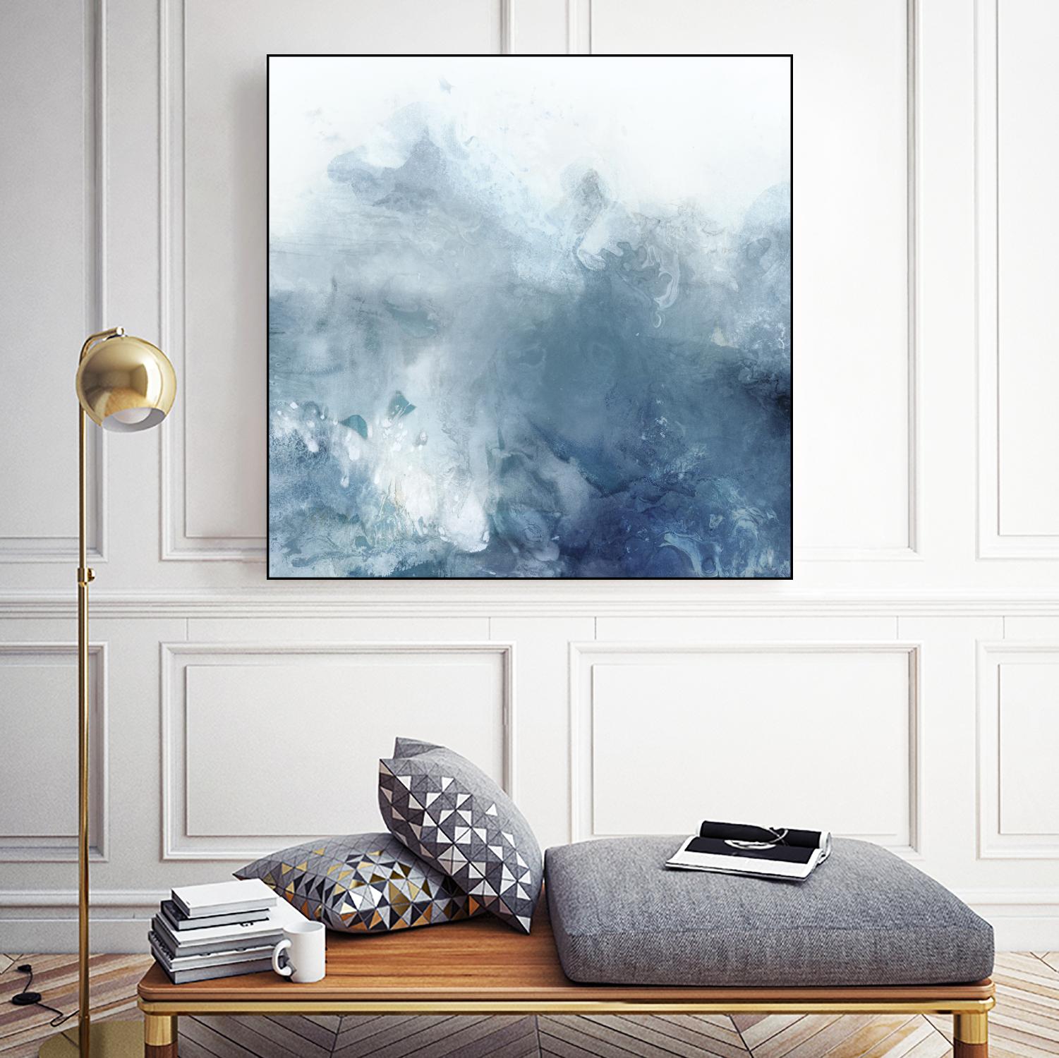 Watercolor Stain I by PI Studio on GIANT ART - white abstract