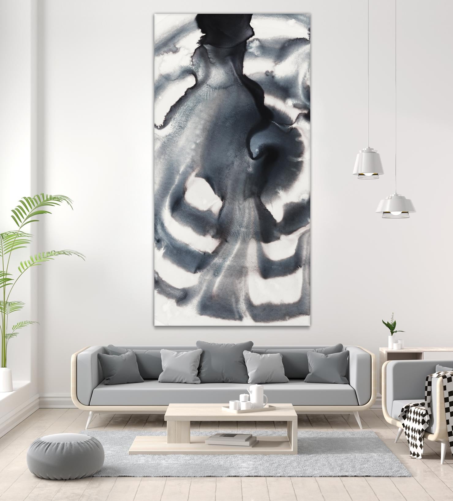 Intention I by PI Studio on GIANT ART - white abstract