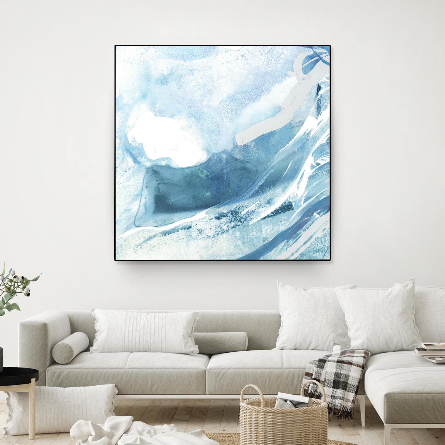 Water Pocket I by PI Studio on GIANT ART - white abstract