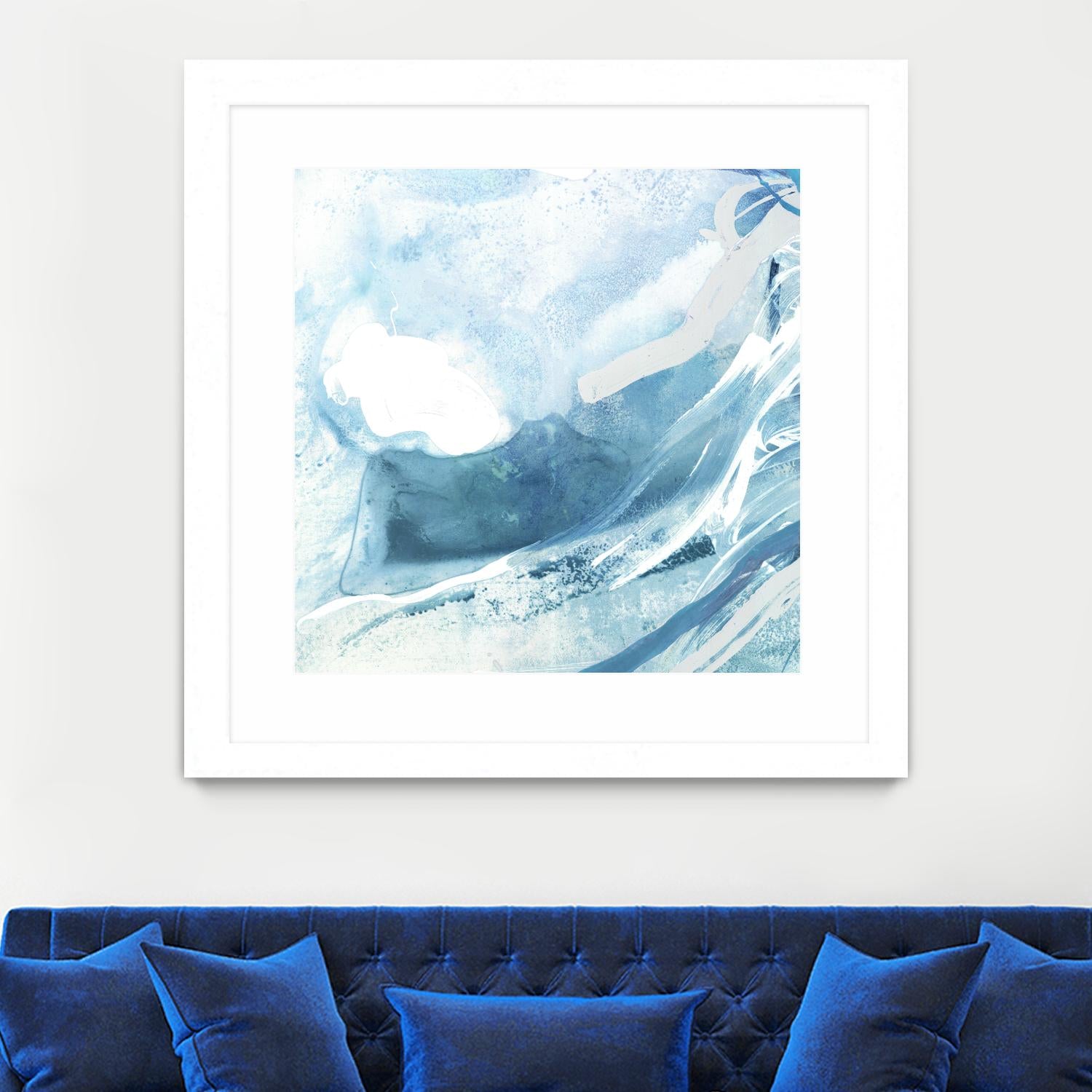 Water Pocket I by PI Studio on GIANT ART - white abstract