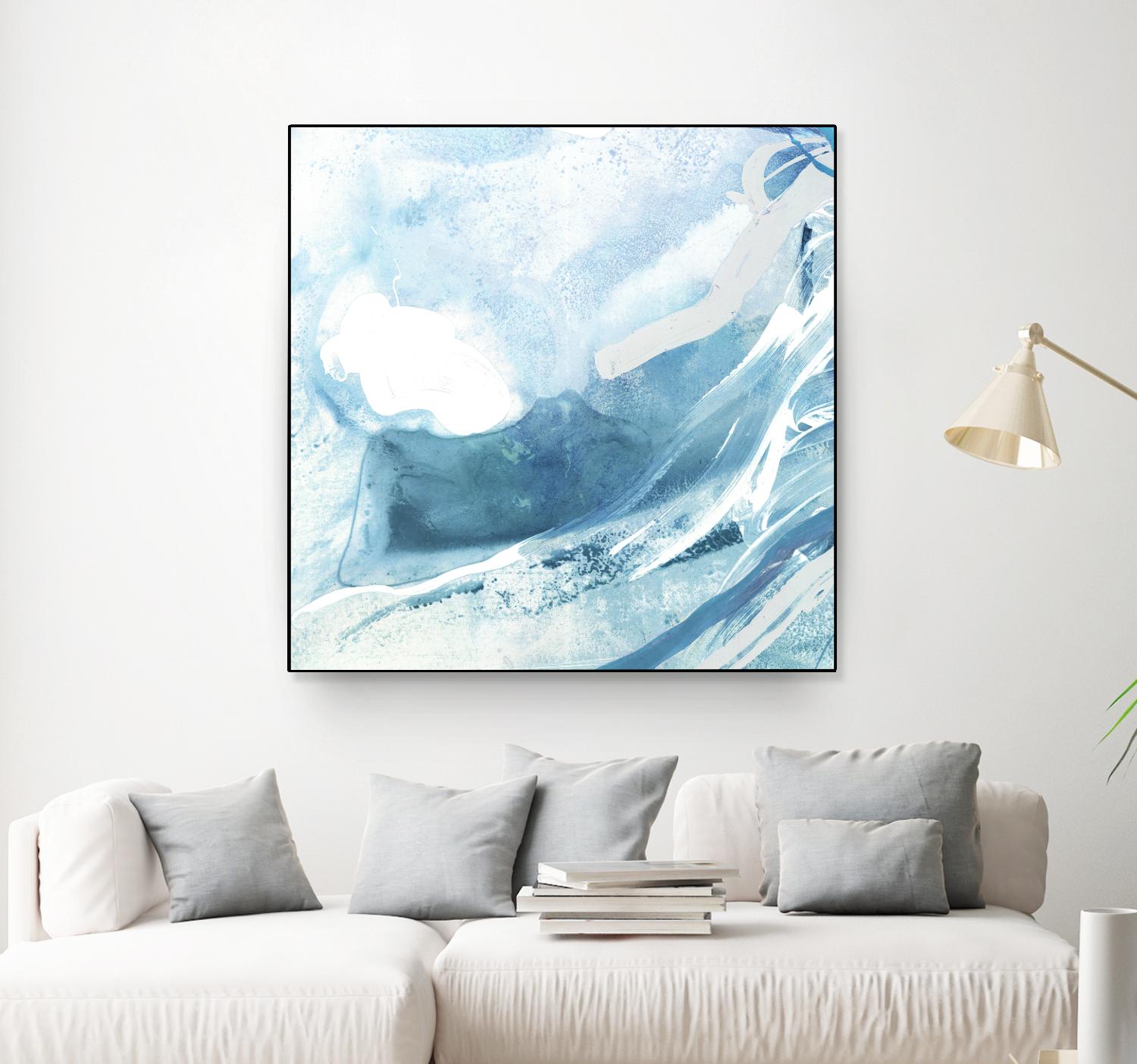 Water Pocket I by PI Studio on GIANT ART - white abstract