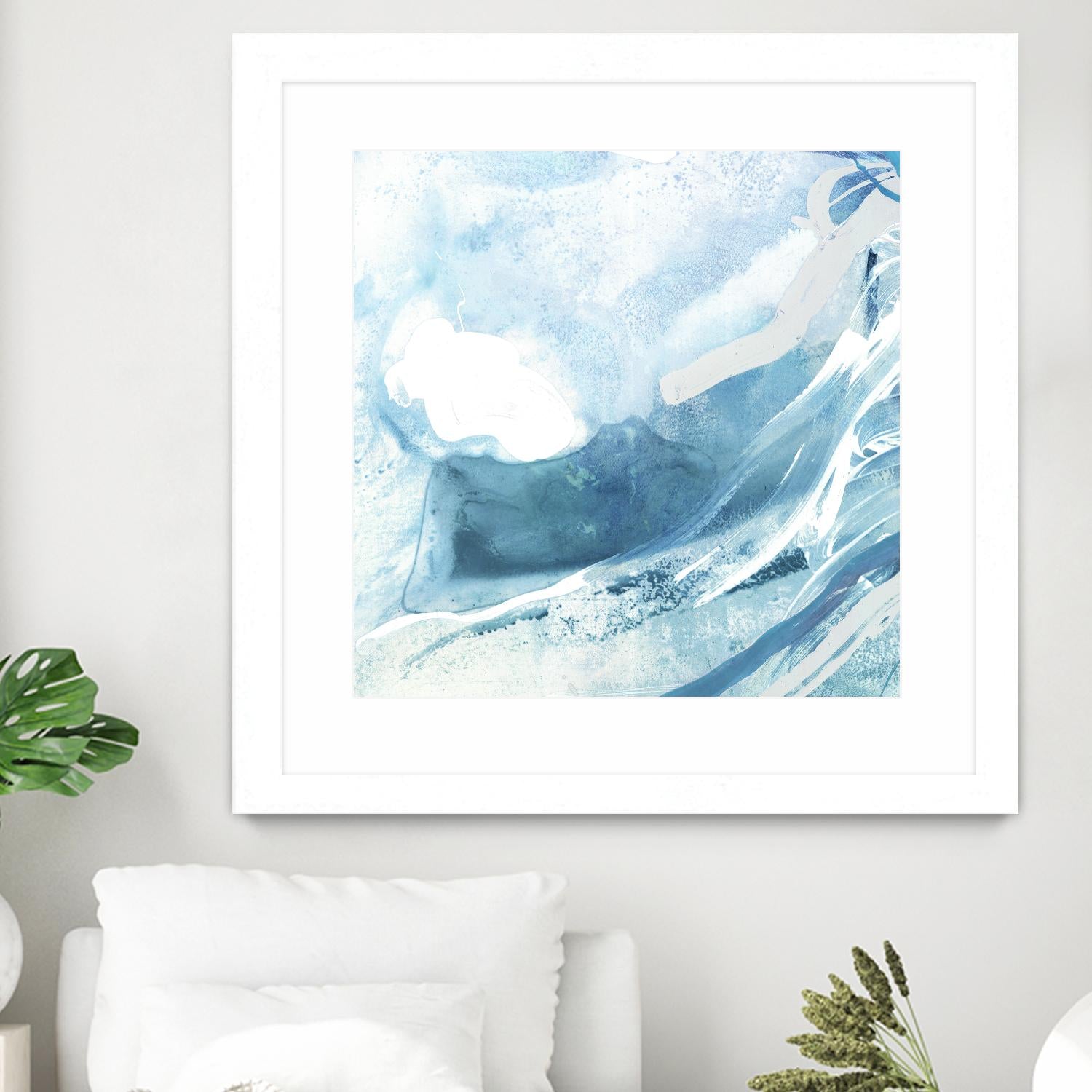 Water Pocket I by PI Studio on GIANT ART - white abstract