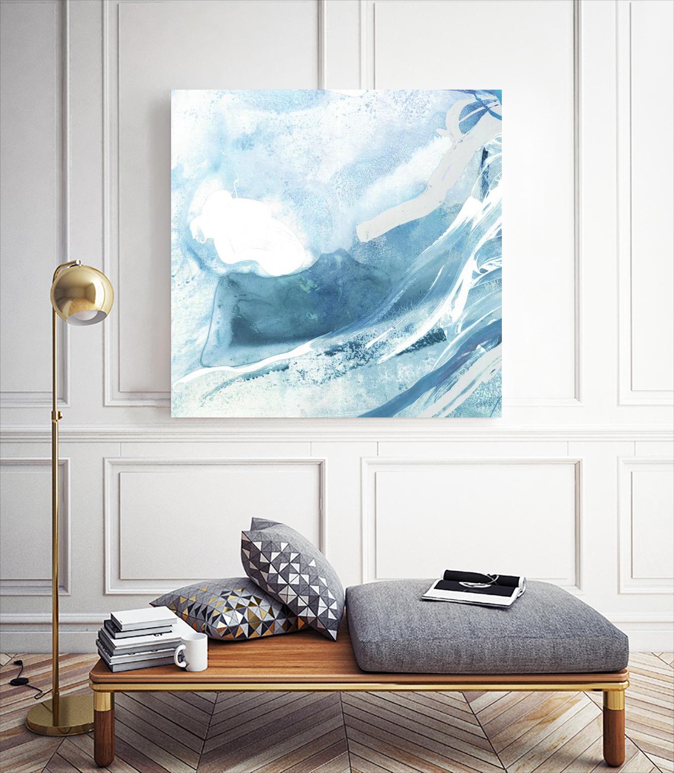 Water Pocket I by PI Studio on GIANT ART - white abstract