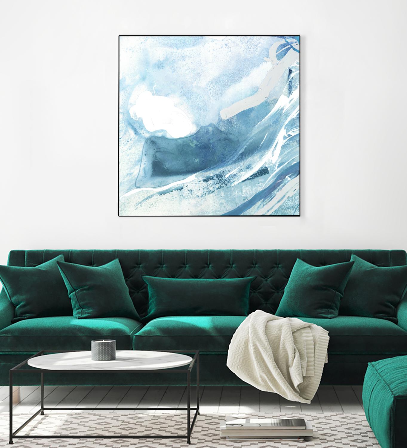 Water Pocket I by PI Studio on GIANT ART - white abstract