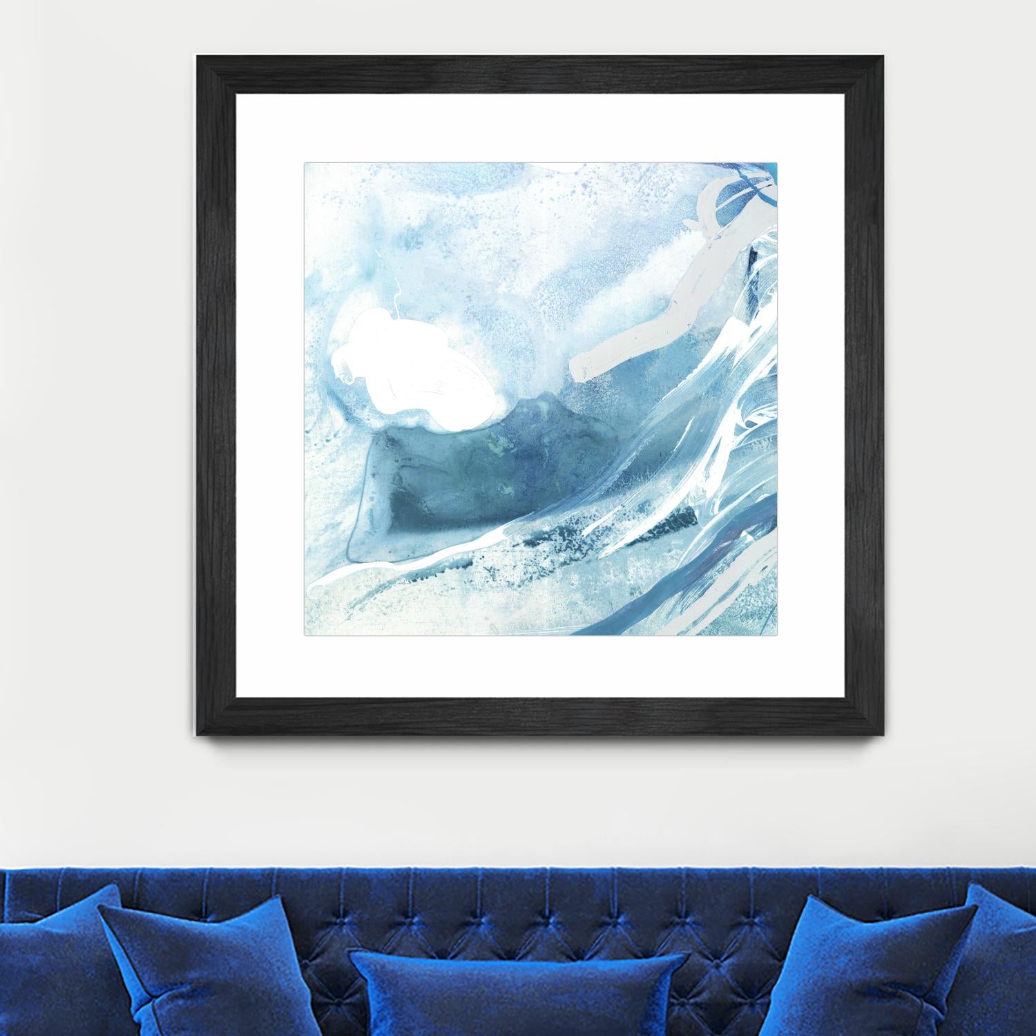 Water Pocket I by PI Studio on GIANT ART - white abstract