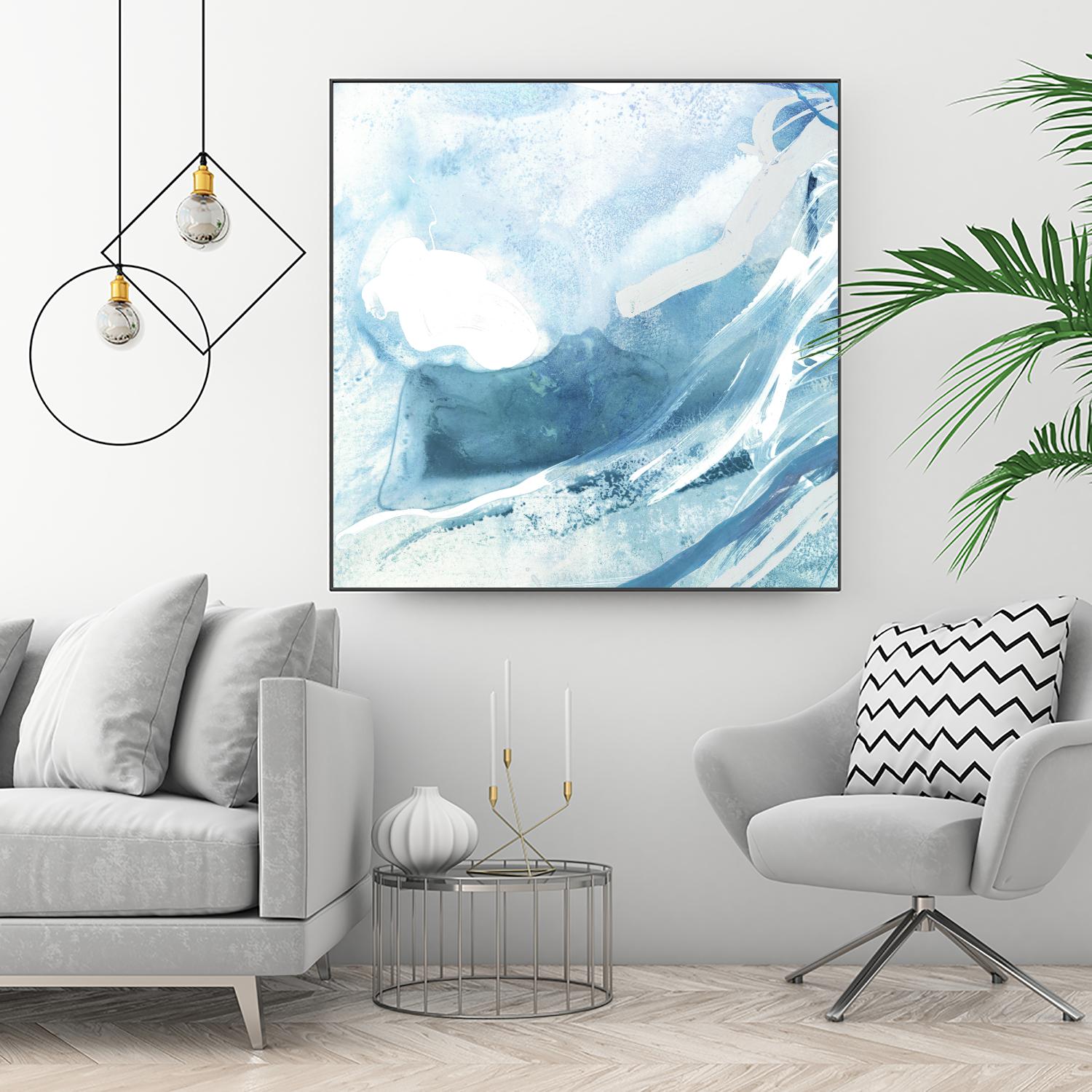 Water Pocket I by PI Studio on GIANT ART - white abstract