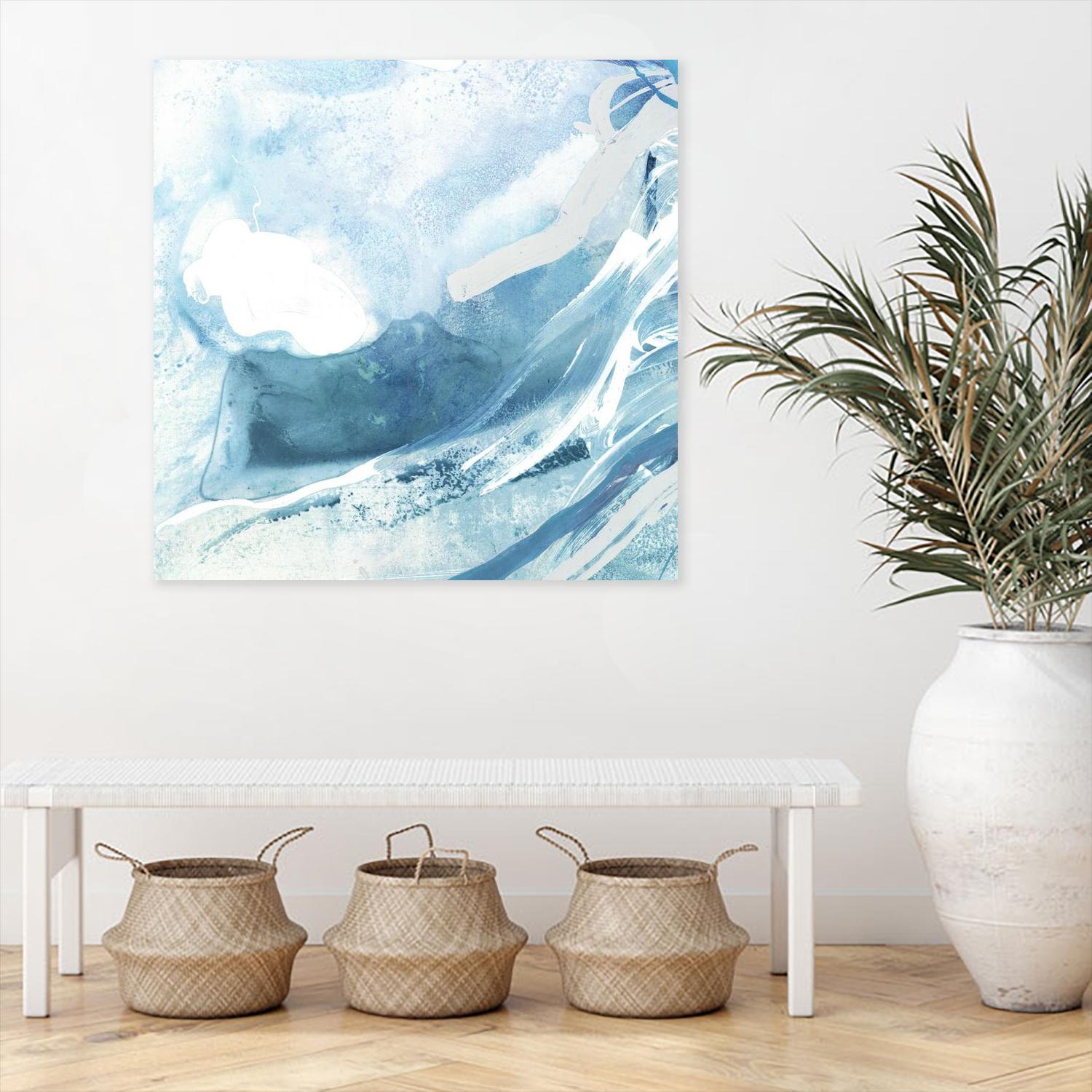 Water Pocket I by PI Studio on GIANT ART - white abstract