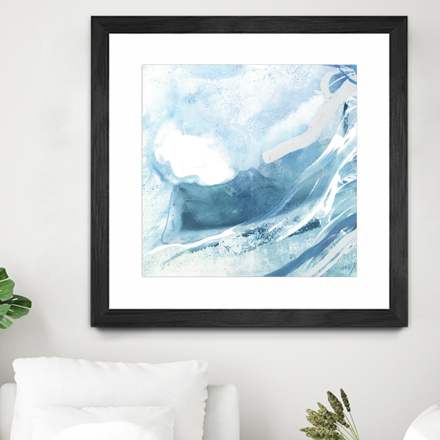 Water Pocket I by PI Studio on GIANT ART - white abstract