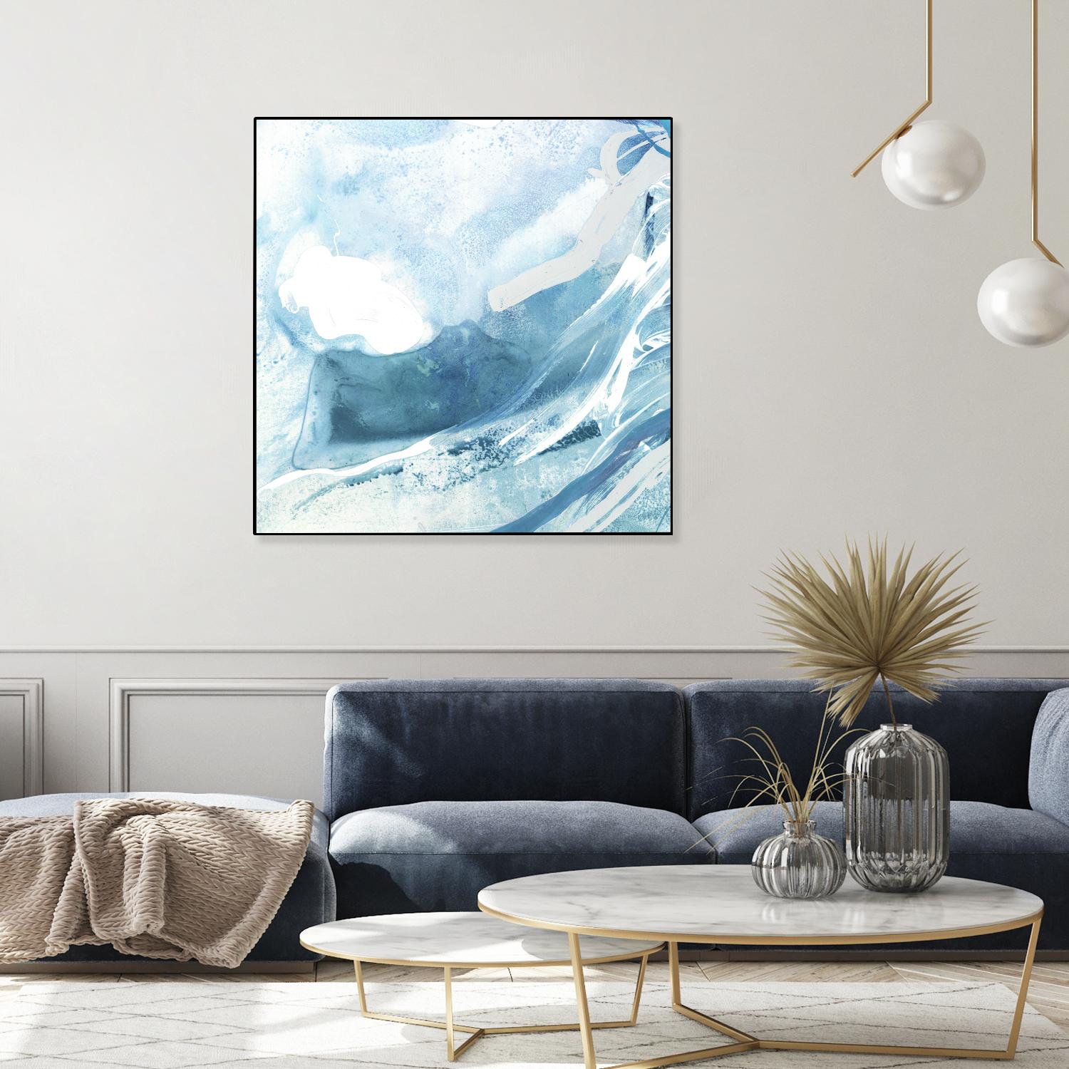 Water Pocket I by PI Studio on GIANT ART - white abstract