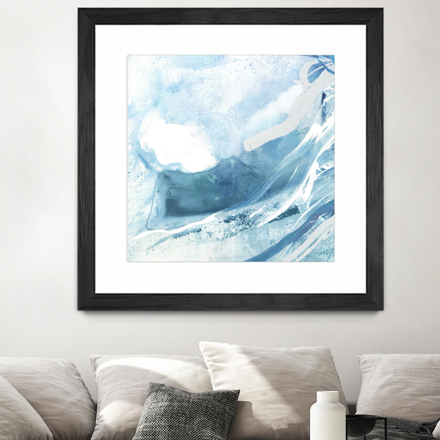 Water Pocket I by PI Studio on GIANT ART - white abstract
