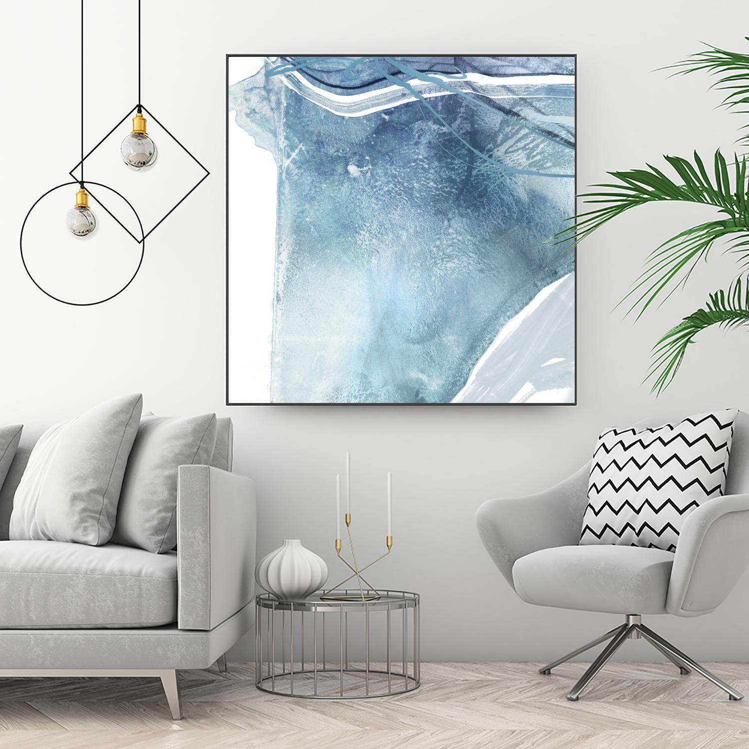 Water Pocket II by PI Studio on GIANT ART - white abstract