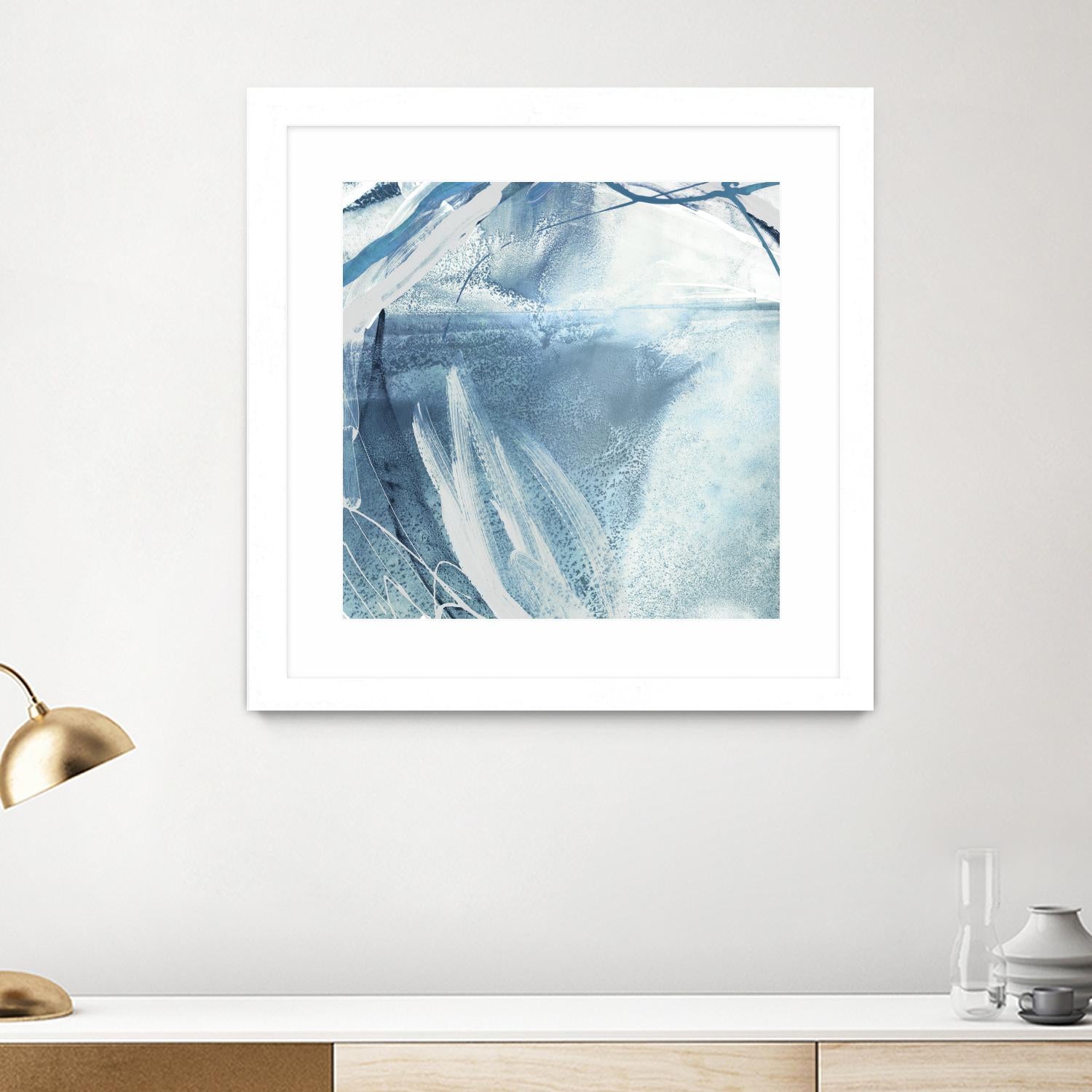 Water Pocket III by PI Studio on GIANT ART - white abstract