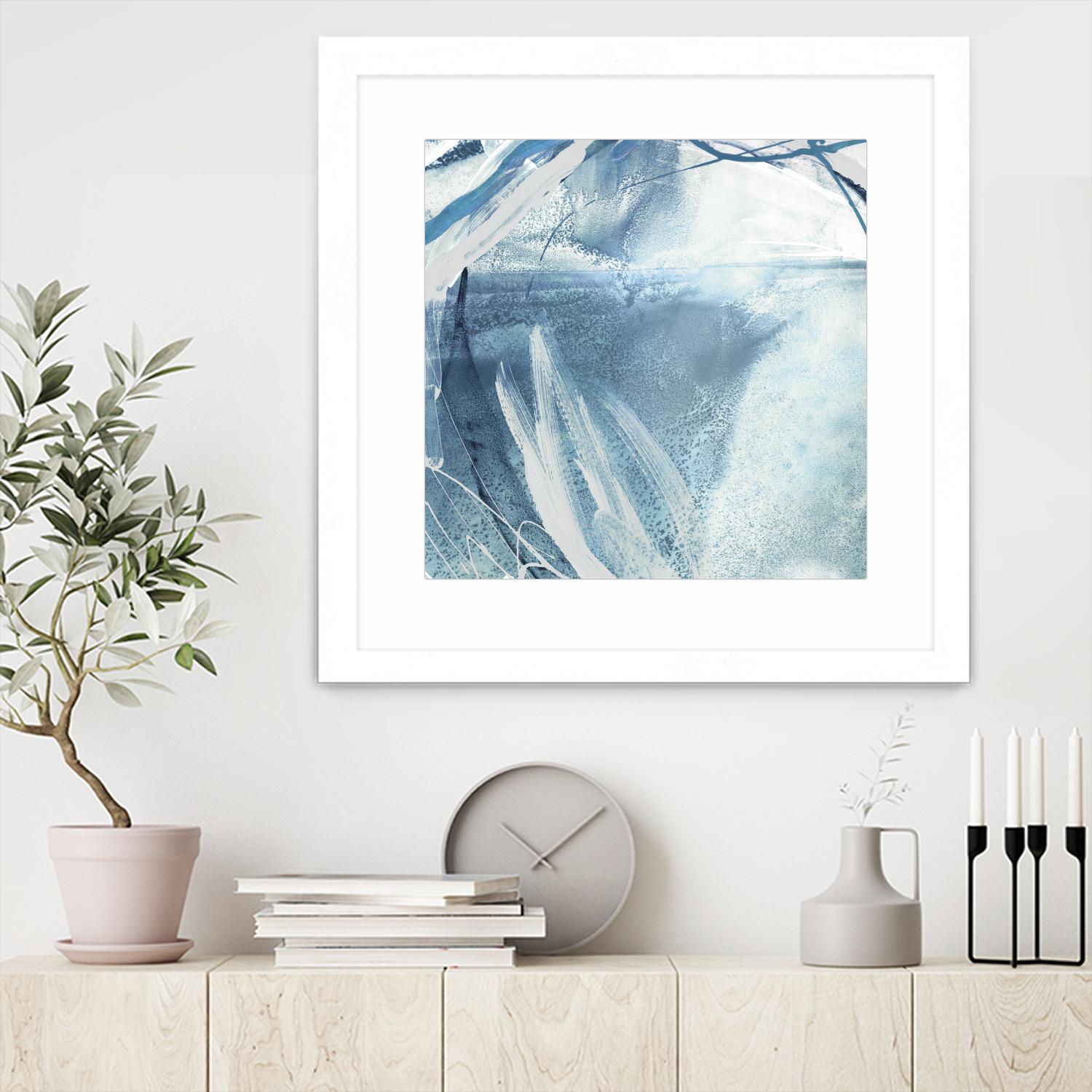 Water Pocket III by PI Studio on GIANT ART - white abstract