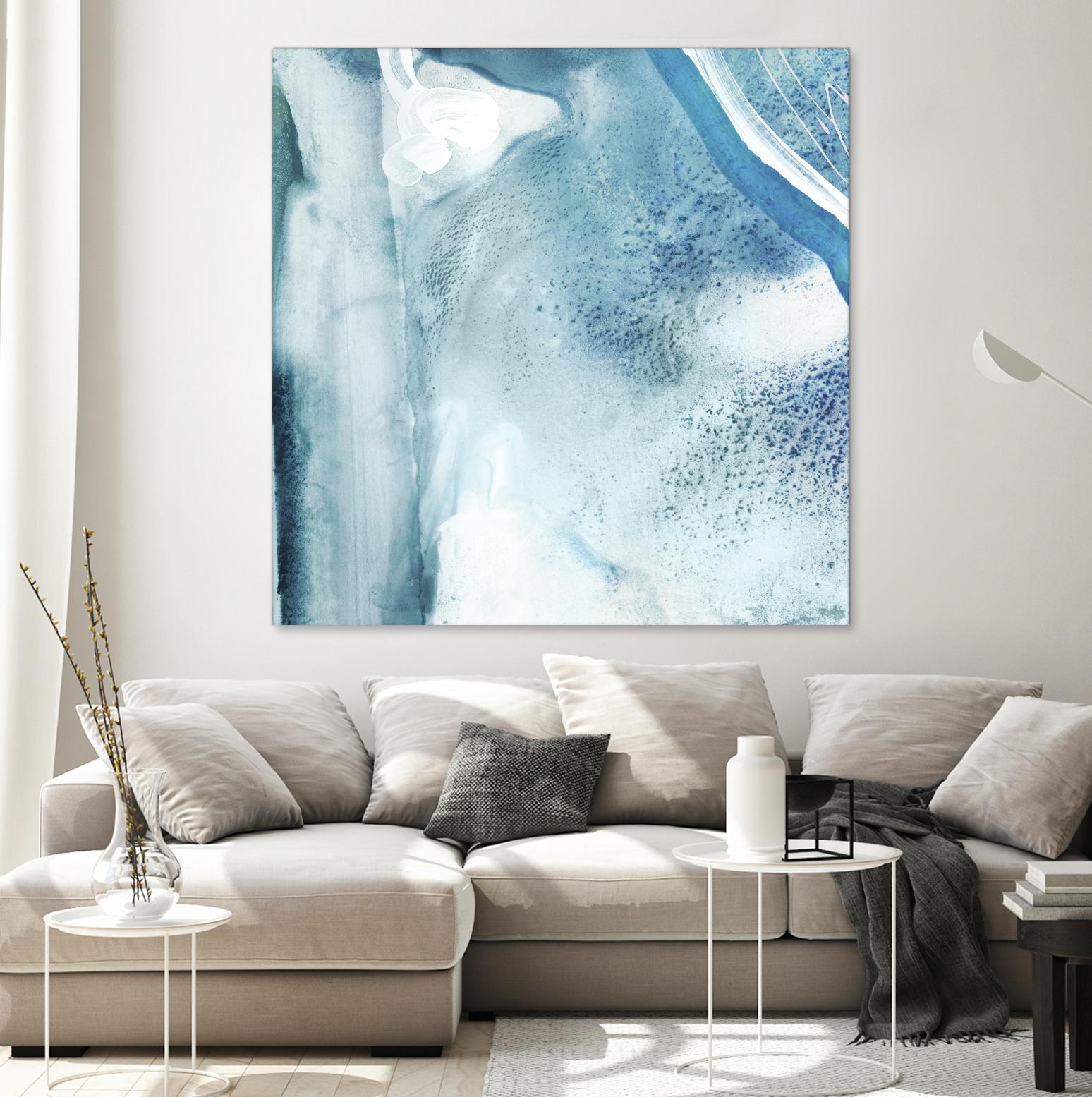 Water Pocket IV by PI Studio on GIANT ART - white abstract