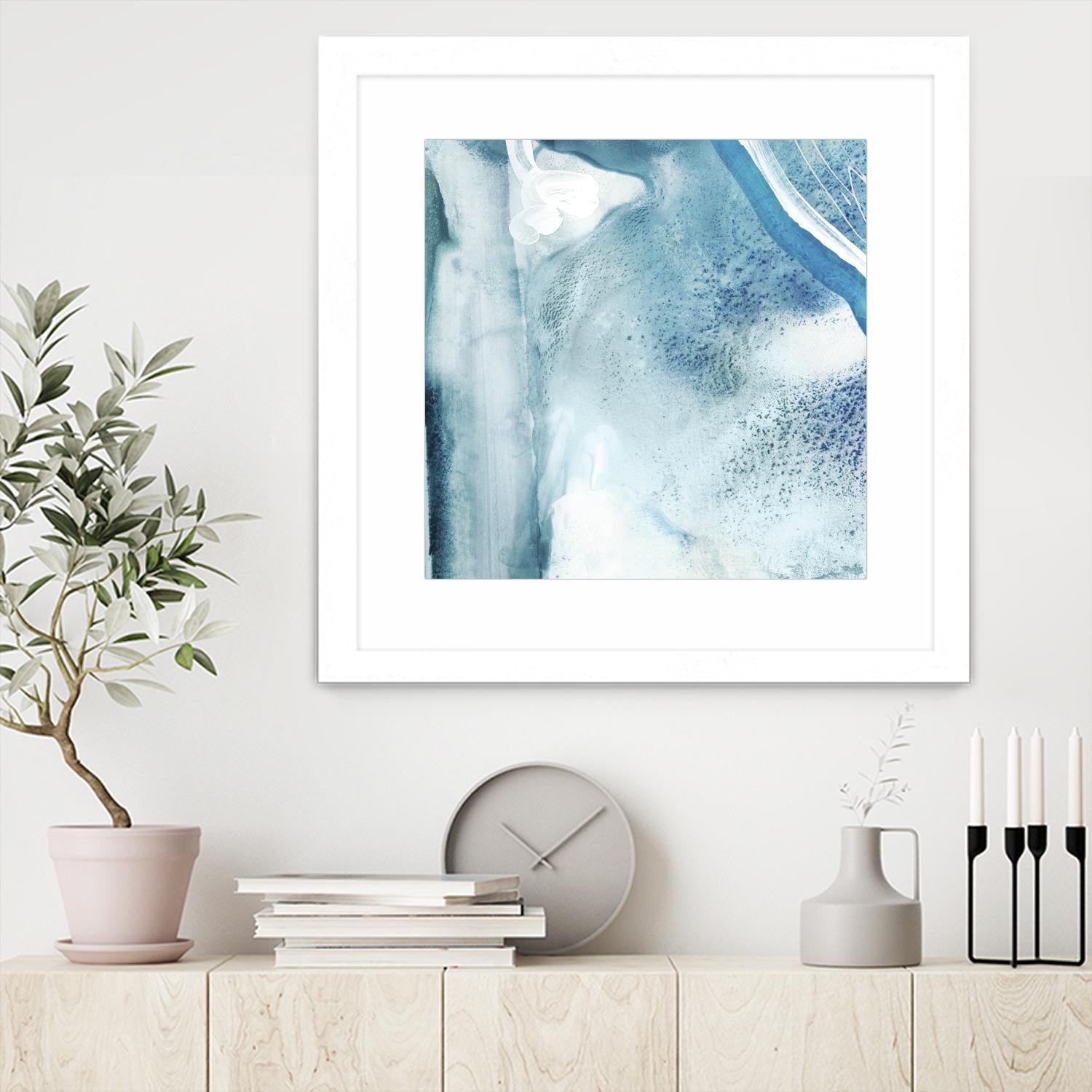 Water Pocket IV by PI Studio on GIANT ART - white abstract