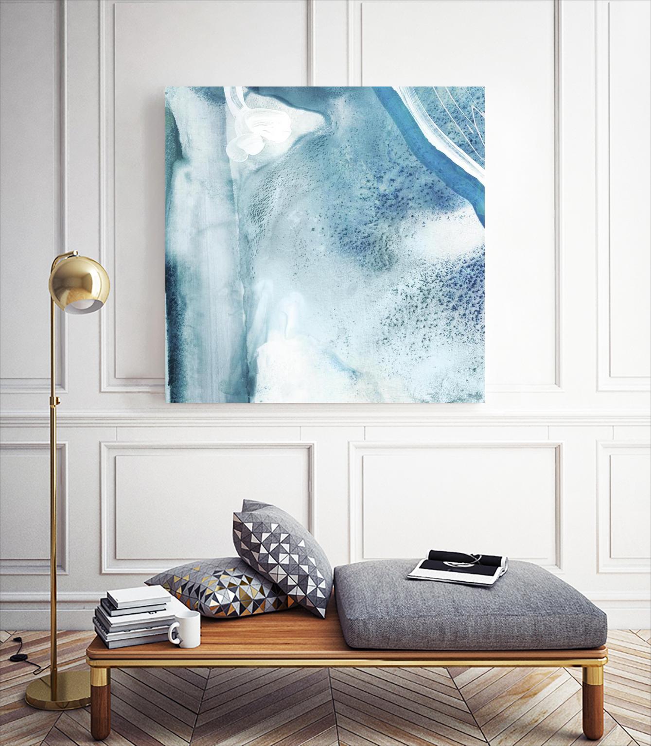 Water Pocket IV by PI Studio on GIANT ART - white abstract