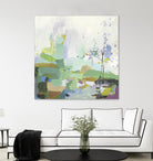 Single tree by PI Studio on GIANT ART - green abstract