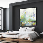 Single tree by PI Studio on GIANT ART - green abstract