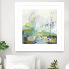 Single tree by PI Studio on GIANT ART - green abstract