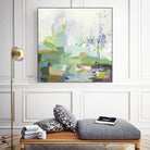 Single tree by PI Studio on GIANT ART - green abstract