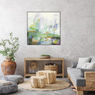 Single tree by PI Studio on GIANT ART - green abstract