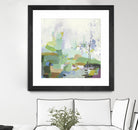 Single tree by PI Studio on GIANT ART - green abstract