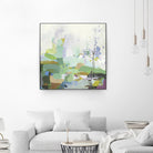 Single tree by PI Studio on GIANT ART - green abstract