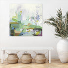 Single tree by PI Studio on GIANT ART - green abstract