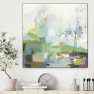 Single tree by PI Studio on GIANT ART - green abstract