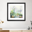 Single tree by PI Studio on GIANT ART - green abstract