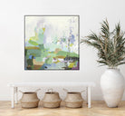 Single tree by PI Studio on GIANT ART - green abstract