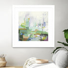 Single tree by PI Studio on GIANT ART - green abstract