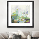 Single tree by PI Studio on GIANT ART - green abstract