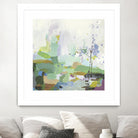 Single tree by PI Studio on GIANT ART - green abstract