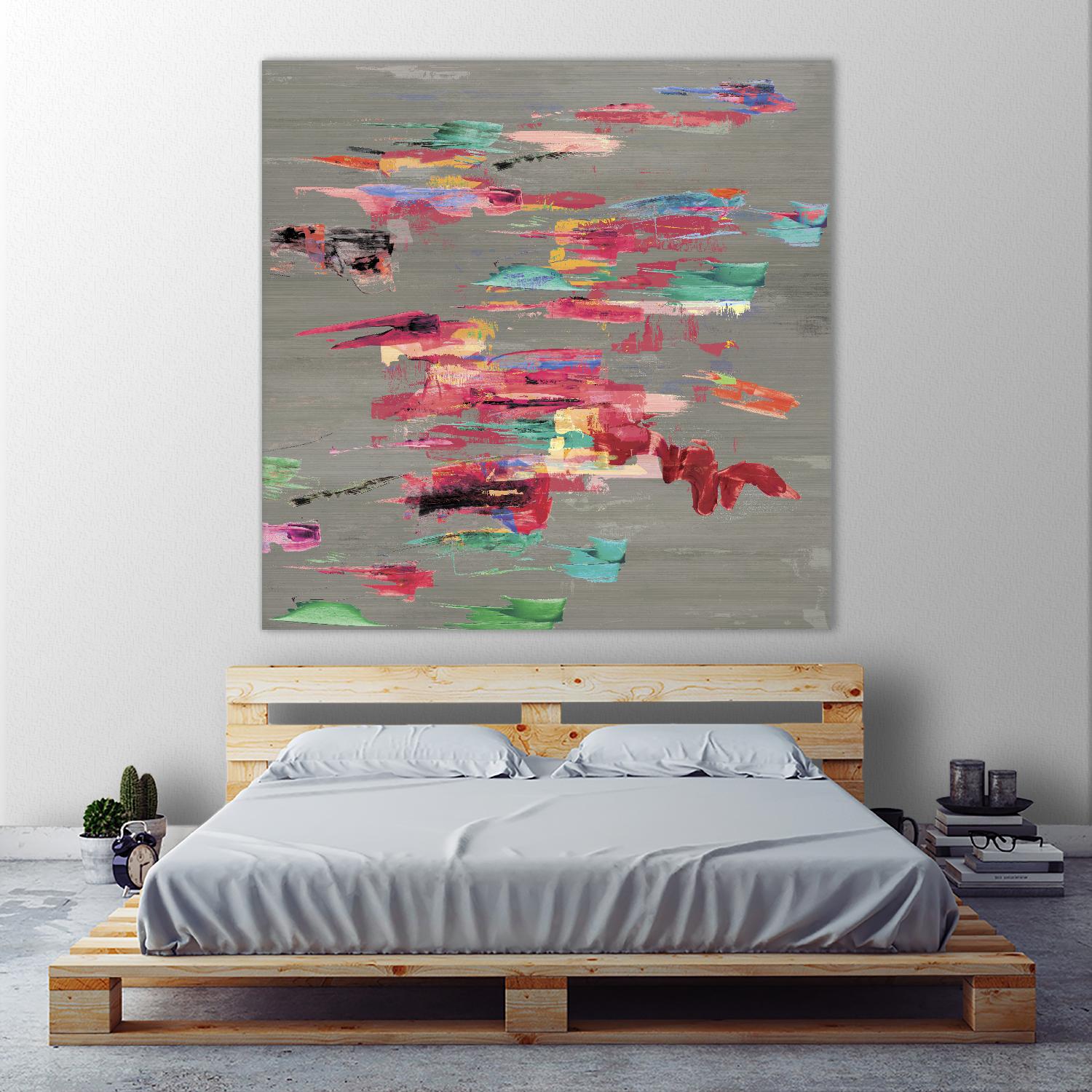 Pink pink by PI Studio on GIANT ART - red abstract