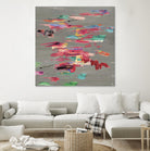 Pink pink by PI Studio on GIANT ART - red abstract