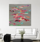 Pink pink by PI Studio on GIANT ART - red abstract
