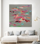 Pink pink by PI Studio on GIANT ART - red abstract