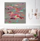 Pink pink by PI Studio on GIANT ART - red abstract