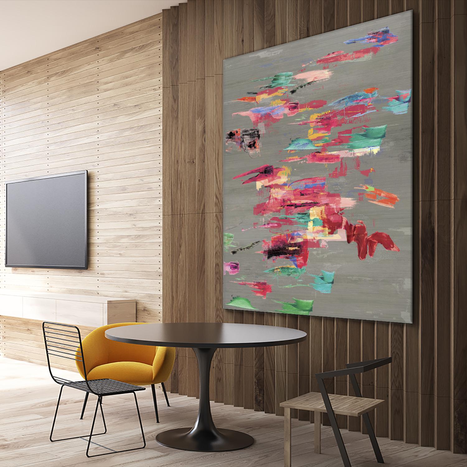 Pink pink by PI Studio on GIANT ART - red abstract
