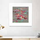 Pink pink by PI Studio on GIANT ART - red abstract