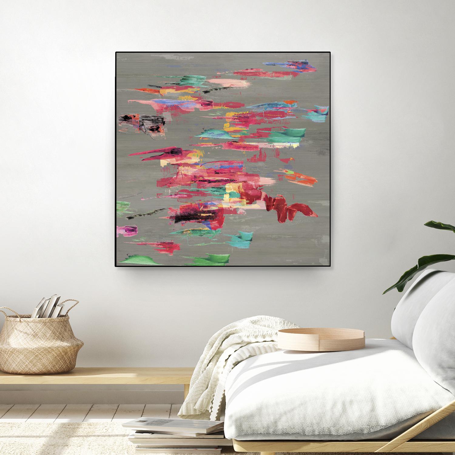 Pink pink by PI Studio on GIANT ART - red abstract