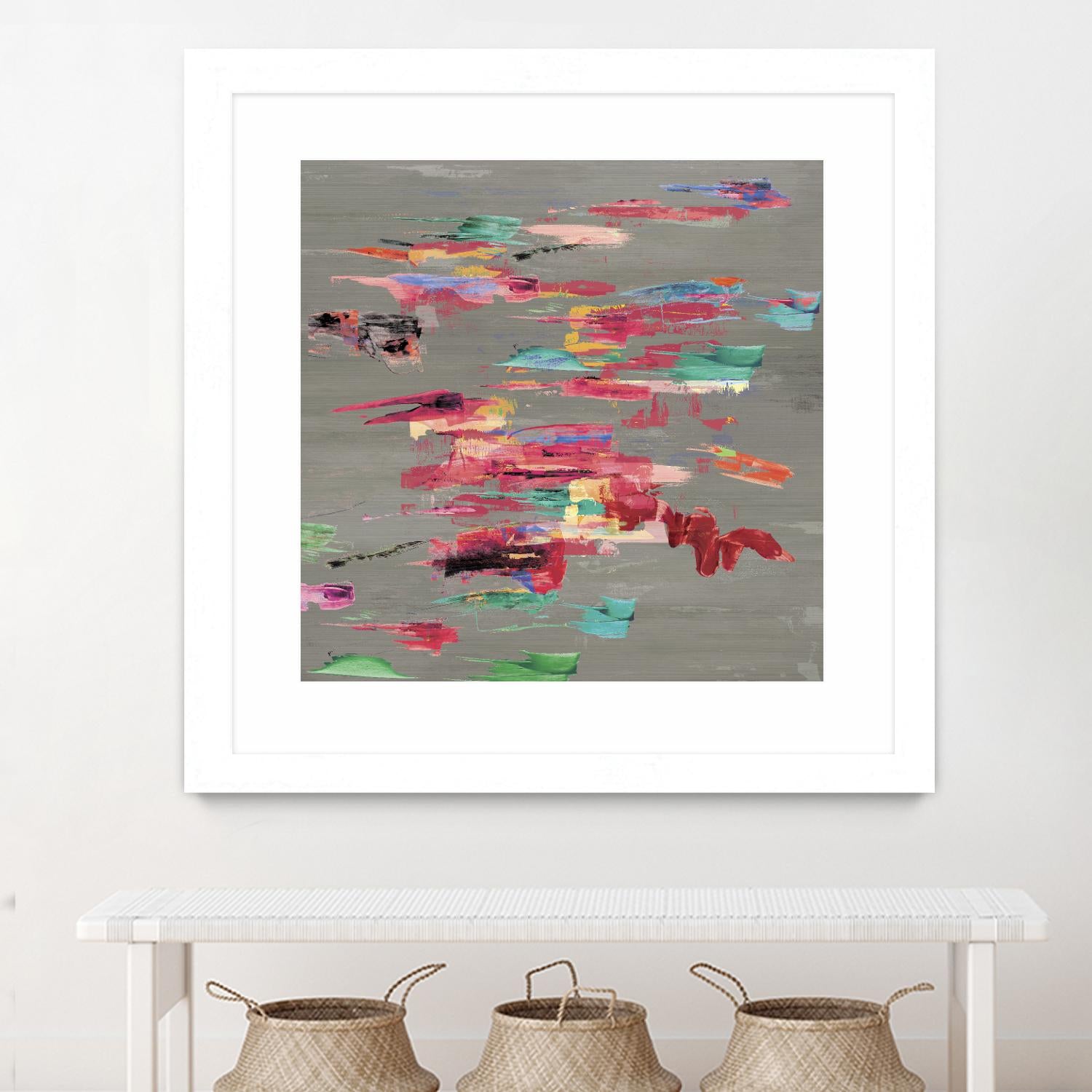 Pink pink by PI Studio on GIANT ART - red abstract