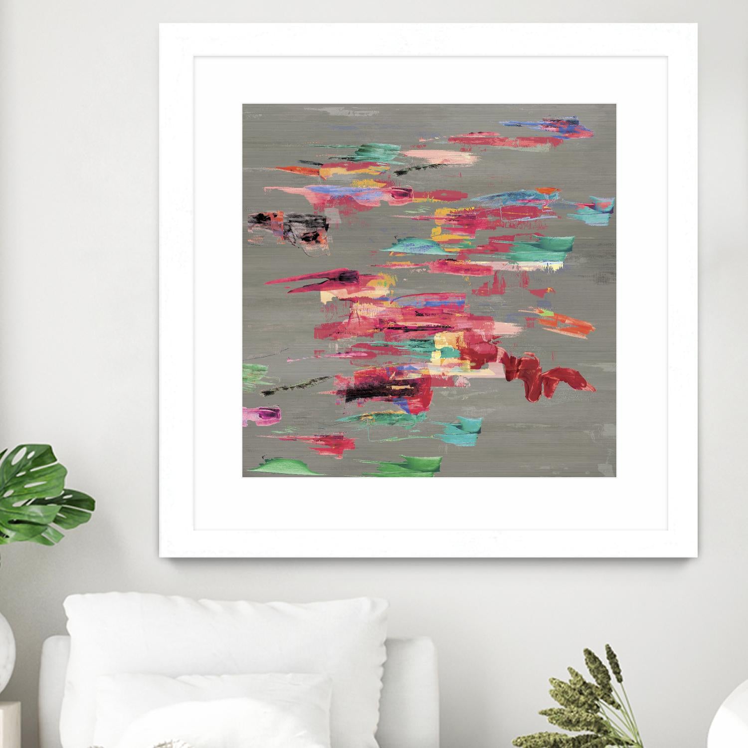 Pink pink by PI Studio on GIANT ART - red abstract
