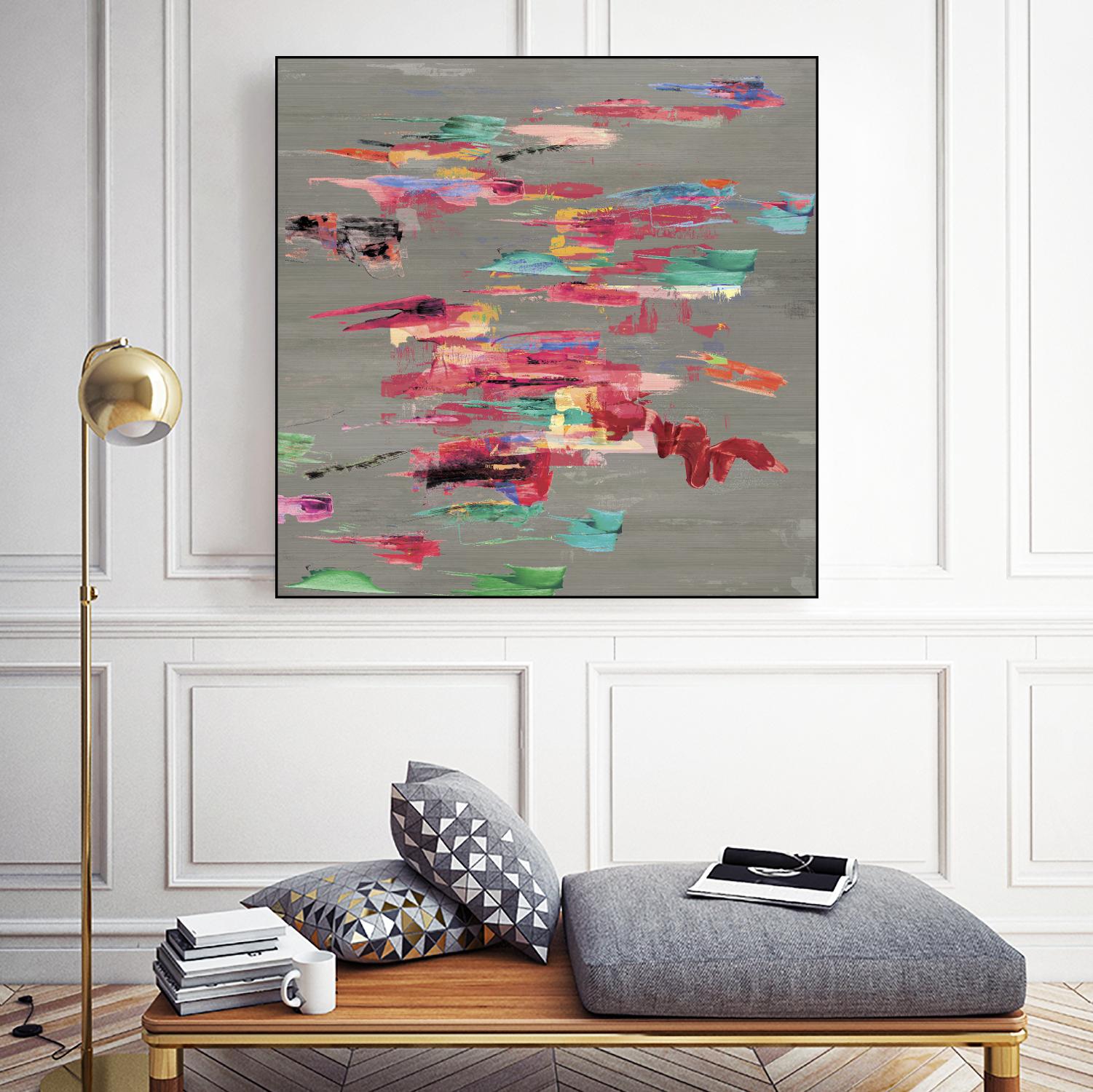 Pink pink by PI Studio on GIANT ART - red abstract
