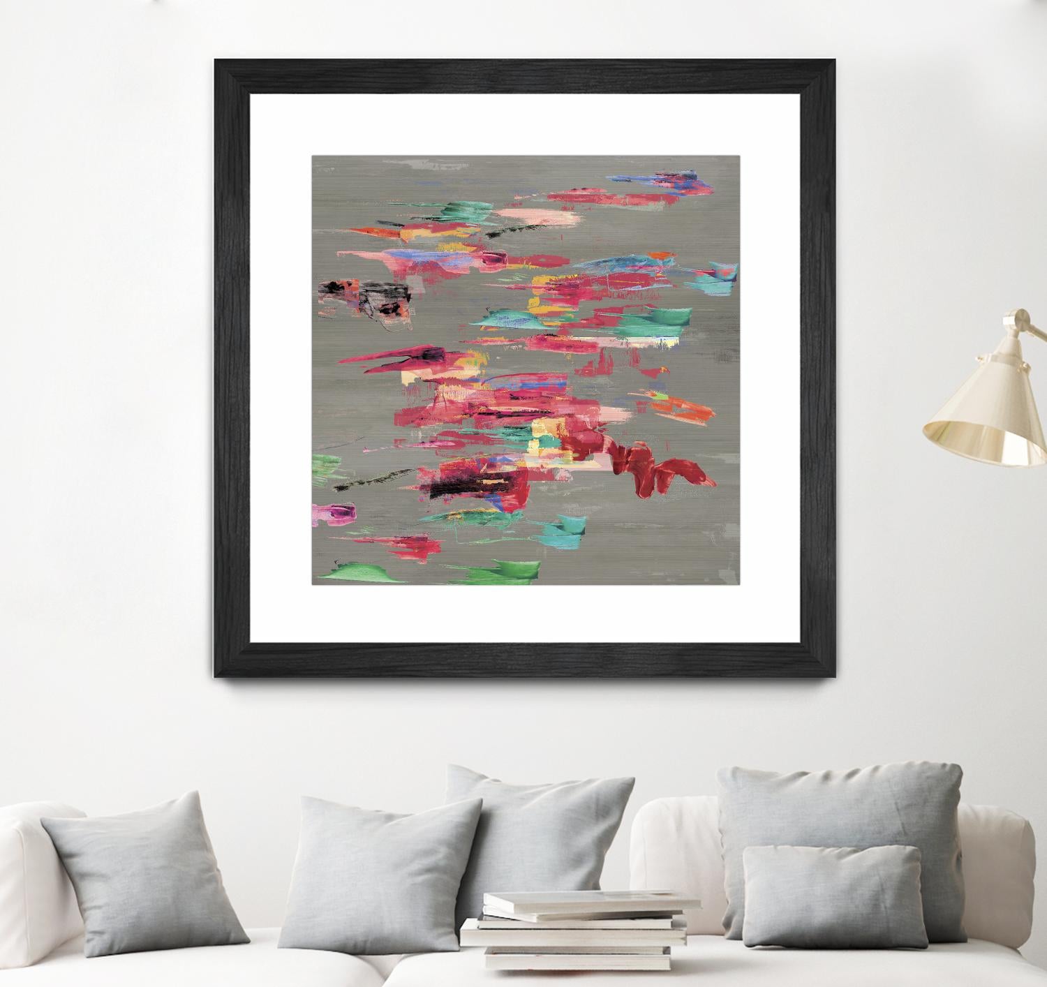 Pink pink by PI Studio on GIANT ART - red abstract