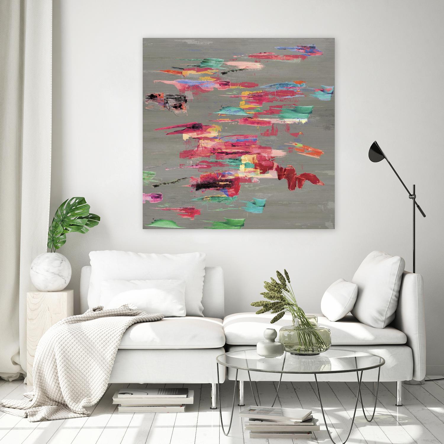 Pink pink by PI Studio on GIANT ART - red abstract